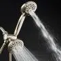 AquaDance Brushed Nickel Premium High Pressure 48-setting 3-Way Combo for The Best of Both Worlds – Enjoy Luxurious 6-setting Rain Shower Head and 6-Setting Hand Held Shower Separately or Together AquaDance Brushed Nickel Premium High Pressure 48-setting 3-Way Combo for The Best of Both Worlds – Enjoy Luxurious 6-setting Rain Shower Head and 6-Setting Hand Held Shower Separately or Together
