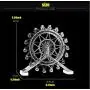 DJDY DIY 3D Ferris Wheel Metal Model 3D Puzzle 3D Laser Cut Jigsaw Toys 3D Metal Model Kit for Adults and Kids Mechanical Model Educational Toy Indoor Decoration Desk Toy Birthday Gift Collection