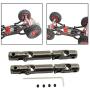 Tongina Metal Upgrade Centre Drive Shaft Dogbone for WPL D12 1:16 B14 B16 B24 1/16 C14 C24 C34 and for Henglong 1:16 Truck DIY RC Truck Parts Titanium - 2pcs Titanium