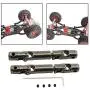 Tongina Metal Upgrade Centre Drive Shaft Dogbone for WPL D12 1:16 B14 B16 B24 1/16 C14 C24 C34 and for Henglong 1:16 Truck DIY RC Truck Parts Titanium - 2pcs Titanium