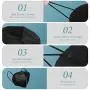 KN95 Face Mask 20Pcs, Included on FDA EUA List, 5 Layer Design Cup Dust Safety Masks, Breathable Protection Masks Against PM2.5 Dust Bulk for Adult, Men, Women, Indoor, Outdoor Use, Black KN95 Face Mask 20Pcs, Included on FDA EUA List, 5 Layer Design Cup Dust Safety Masks, Breathable Protection Masks Against PM2.5 Dust Bulk for Adult, Men, Women, Indoor, Outdoor Use, Black