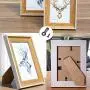 AKOAK 100 Sets Metal Picture Photo Mirror Arch Frame Turn Button with Screws for Hanging Pictures（Black）