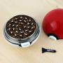 Pokeball Herb Grinder small 2.2 inches or Large 2.7 Inches - With BONUS Scraper Tool - Anime Gifts - Cool Grinders For Herb & Spice With Catcher - 3 Part Grinder