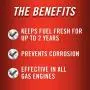 STA-BIL (22214) Storage Fuel Stabilizer - Guaranteed To Keep Fuel Fresh Fuel Up To Two Years - Effective In All Gasoline Including All Ethanol Blended Fuels - Treats Up To 80 Gallons, 32 fl. oz.