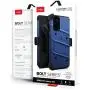 ZIZO Bolt Series for Galaxy S20 Case with Kickstand Holster Lanyard, Blue/Black