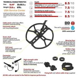 NEL Storm 13 x 14 DD Search Coil for Garrett at Pro