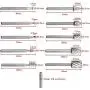 XT AUTO 10Pcs High Speed Steel Burr Bits Rotary Carving Burs Woodworking Rotary File Set for Metal Rotary Files Bit Wood Cutting Burrs Set XT AUTO 10Pcs High Speed Steel Burr Bits Rotary Carving Burs Woodworking Rotary File Set for Metal Rotary Files Bit Wood Cutting Burrs Set