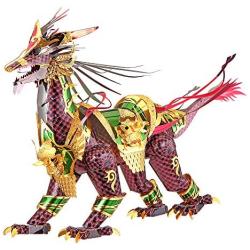 Piececool 3D Metal Model Kits, DIY Figure Model Kit-Auspicious Kirin, 3D Metal Puzzle for Adults, Great Birthday Gifts