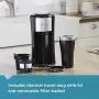 BLACK+DECKER Single Serve Coffeemaker, Black, CM618 BLACK+DECKER Single Serve Coffeemaker, Black, CM618