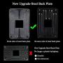 Aimeixin AM4 Bracket,Desktop Computer AMD AM4 Motherboard CPU Heatsink Bracket, Steel Back Plate Bracket for AM4s HeatSink Cooling Fan Mounting (Black)