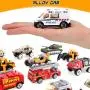 Liberty Imports 16 PCS Mini Diecast Metal Assortment Pocket Vehicles Toy Car Gift Pack Play Set for Kids Liberty Imports 16 PCS Mini Diecast Metal Assortment Pocket Vehicles Toy Car Gift Pack Play Set for Kids
