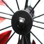 Fancy Gardens 84 inch Tall Multi Colored Garden Wind Spinner - Decorative Kinetic Wind Mill - Unique Outdoor Lawn and Garden Decor, Lawn Ornament