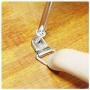 110 Pcs Triangle Ring Picture Hangers Shape Nail Non-Trace Hangers Single Hole with Screws for Home Decoration Creative Picture with Transparent Box