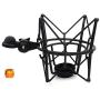 Weymic Wms-1 Black Universal Microphone Shock Mount for B-Spark Mic, Atr2500-usb,Metal Construction with Stand Arm Adapter