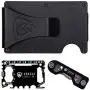 Armour Supply Co. RFID Blocking Wallet For Men With Money Clip, Multitool & Key Holder (Black) Armour Supply Co. RFID Blocking Wallet For Men With Money Clip, Multitool & Key Holder (Black)