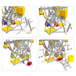 Ferris Wheel Building Model with Metal Beams and Screws Lights & Music 954 pcs