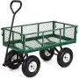 Gorilla Carts GOR400-COM Steel Garden Cart with Removable Sides, 400-lbs. Capacity, Green Gorilla Carts GOR400-COM Steel Garden Cart with Removable Sides, 400-lbs. Capacity, Green