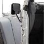 WonVon Door Off Mirror,1 Pair Rectangular Adventure Quick Release Side View Mirror Door Hinge Mirrors Side View Shake-Proof View Mirrors for 2007-2018 Jeep Wrangler JK,JL