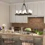 LNC A03487 Wood Chandelier Kitchen Island Lighting for Dining Rooms, Restraunt, Cafe, Bar Counter, Model LNC A03487 Wood Chandelier Kitchen Island Lighting for Dining Rooms, Restraunt, Cafe, Bar Counter, Model