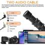 Comica CVM-VM10II Full Metal Compact On Camera Cardioid Directional Mini Shotgun Video Microphone for Smartphone iPhone,Huawei,DJI Osmo,for SonyA9/A7RII/A7RSII,GH4/ GH5, and DSLR Camera(Red)