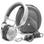 V-MODA XS On-Ear Folding Design Noise-Isolating Metal Headphone (White Silver)