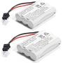 BT-446 Ni-MH Rechargeable Battery for Uniden BT446 BT-1005 TRU9480 TXC-400TCX-80 Radio Shack TAD-3704 TAD-3815 Interstate TEL0375 (800mAh 3.6V) (2-Pack)