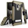 Beyond Cell Trishield Series Compatible with S9+ Case/Military Grade Rugged Cover + [Metal Kickstand] + [ Belt Clip Holster ] Compatible with Samsung Galaxy S9 Plus (2018) - Brown