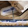 24'' Industrial Strength Cotton Dust Mop with Long Rust-Free Telescopic Handle and Metal Frame