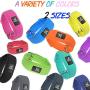 Mosstek Bands Compatible with Garmin Vivofit 3/jr/jr 2, Soft Silicone Replacement Sport Wristbands for Kids Girls Boys Women Men Small Large