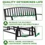 Patio Glider Bench Garden Bench for Patio Outdoor Bench Metal Bench Park Bench Cushion for Yard Porch Clearance Work Entryway Patio Glider Bench Garden Bench for Patio Outdoor Bench Metal Bench Park Bench Cushion for Yard Porch Clearance Work Entryway
