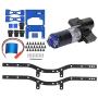 VGEBY RC Car Frame, Remote Control Model Car Frame Upgrade Metal Car Frame RC Parts Fit for C24 C14 C14K C24K C24‑1 C24‑1K(Blue)