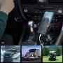 [Upgraded] Car Cup Holder Phone Mount Adjustable Automobile Cup Holder Smart Phone Cradle Car Mount for iPhone 12 Pro Max/XR/XS/X/11/8/7 Plus/6s/Samsung S20 Ultra/Note 10/S8 Plus/S7 Edge(Black)