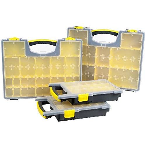 Stalwart 75-MJ4645102 Parts and Crafts Portable Storage Organizer Box (Set of 4) Stalwart 75-MJ4645102 Parts and Crafts Portable Storage Organizer Box (Set of 4)