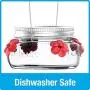 Natures Way Bird Products MJF1 Natures Way Mason Jar Hummingbird Dish Feeder, Clear Natures Way Bird Products MJF1 Natures Way Mason Jar Hummingbird Dish Feeder, Clear
