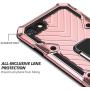 Military Grade for iPhone 8 Case iPhone 7 Case iPhone SE 2020 Metal Rotating Ring with Kickstand Holder Armor Heavy Duty Shockproof Drop Protective Cover for iPhone 8/7/SE 2020 Phone Case (Rose Gold)