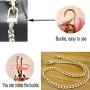 DaNaRaa 3 Pieces Handbag Chain Straps Bag Strap Replacement Metal Purse Clutches Handles in 23.6 Inches Length for Purse Handbags DIY Crafts, 60cm