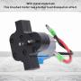 T best RC Brush Motor, RC Gearbox Metal Gear Box Speed Change 380 High Speed Brush Motor RC Car Replacement Accessory for 1/16 C14 C24 RC Car (Black WPL1686S)