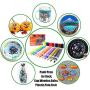 12 Colors Acrylic Paint Markers Paint Pens for Rocks, Wood, Metal, Glass, Plastic, Canvas, Ceramic, Photo Album, DIY Craft and School Project Works on Almost All Surfaces