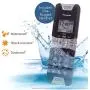 Panasonic Rugged Link2Cell Bluetooth Cordless Phone with Voice Assist, One-Touch Call Block and Answering Machine - 3 Standard Handsets + 1 Rugged Handset - KX-TGD584M2 (Black)