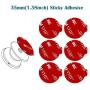 8pcs 3M Sticky Adhesive Replacement Parts for Socket Base, volport 1.38 Circle Double Sided Tape for Collapsible Grip Stands Back, 2pcs Pops VHB Sticker Pads for Cell Magnetic Phone Car Mount Holder