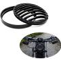 CISUNG Metal Headlight Grill Cover Fits Harley Davidson Sportster XL 883 1200 X48 Black