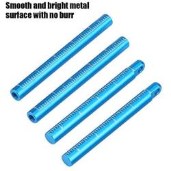 Dilwe Magnetic Post Mount Kit, Model Vehicle Shell Free Hole Car Shell Magnetic Body Post Mount RC Car Part(Blue)