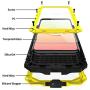 Simicoo Googel Pixel 4 XL Aluminum Alloy Metal Bumper Silicone Case Hybrid Military Shockproof Heavy Duty Armor Defender Tough Built-in Gorilla Glass Cover for Googel Pixel 4 XL (Yellow, Pixel 4XL)