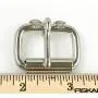 Dangerous Threads Heavy Duty Roller Buckle - Nickel Finish - Various Sizes (2 Pieces, Nickel - 1 & 1/4'') Dangerous Threads Heavy Duty Roller Buckle - Nickel Finish - Various Sizes (2 Pieces, Nickel - 1 & 1/4'')