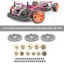 Drfeify RC Differential Main Gear, Metal Motor Main Gear Motor Gears Accessories Parts Compatible with Sakura S/Sakura XIS/Sakura CS D3/Sakura XI R31 G31 MST