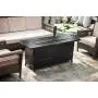 57 Inch 50000BTU Extruded Aluminum Outdoor Gas Propane Fire Pit Pits Firepit Fireplace Dinning Table Tables with Lid, Fire Glass, Retangular, ETL Certification 57 Inch 50000BTU Extruded Aluminum Outdoor Gas Propane Fire Pit Pits Firepit Fireplace Dinning Table Tables with Lid, Fire Glass, Retangular, ETL Certification