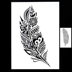 Feather Leaf Metal Die Cuts, Cutting Dies Cut Stencils for DIY Scrapbooking Photo Album Decorative Embossing Paper Dies for Card Making Template