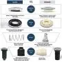 Garbage Disposal Air Switch Kit Sink Top Waste Disposal Long Stainless Steel On/Off Air Button Food and Waste Disposals Part by Etoolcity Garbage Disposal Air Switch Kit Sink Top Waste Disposal Long Stainless Steel On/Off Air Button Food and Waste Disposals Part by Etoolcity