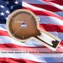 EKEV Flag Pole Hardware Parts Repair Kits - 3'' Topper Gold Ball + 50 Ft Halyard Rope + 6'' Cleat Hook + 4 Flag Swivel Snap Hooks + Flagpole Pulley Truck for 2'' OD Tube