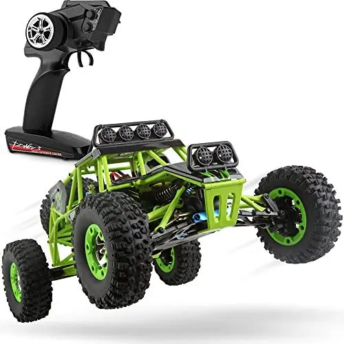WLtoys RC Cars 1/12 Scale 2.4G 4WD High Speed Electric All Terrain Off-Road Rock Crawler Climbing Buggy RTR for Kids and Adults WLtoys RC Cars 1/12 Scale 2.4G 4WD High Speed Electric All Terrain Off-Road Rock Crawler Climbing Buggy RTR for Kids and Adults